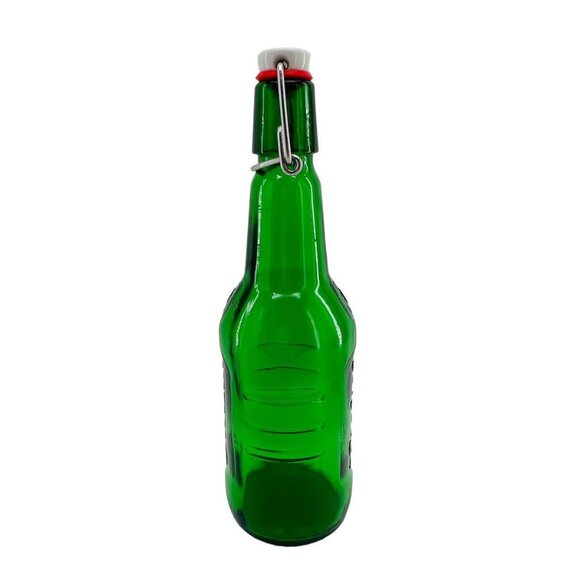 Grolsch Swing Top Beer Bottle Green Glass 16 oz Home Brew - Picture 7 of 9